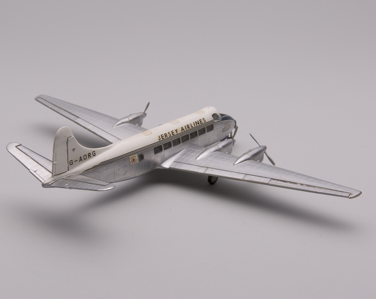 Image: model airplane: Jersey Airlines, de Havilland DH-114 Heron 2 Duchess of Brittany