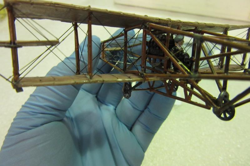 Image: model airplane: Curtiss No. 1 Golden Flyer