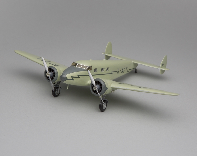Image: model airplane: Lockheed 12 Electra Junior