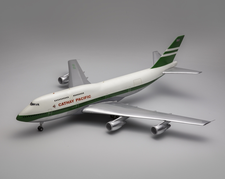 Image: model airplane: Cathay Pacific Airways, Boeing 747-300