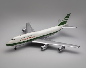 Image: model airplane: Cathay Pacific Airways, Boeing 747-300