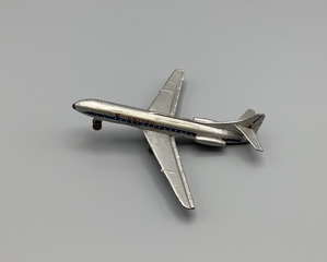 Image: miniature model airplane: United Air Lines, Sud Aviation Caravelle