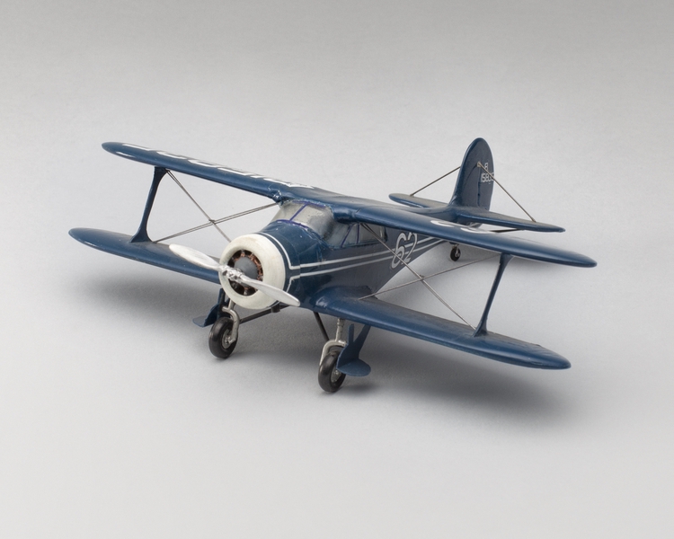 Image: model airplane: Beechcraft C17R Staggerwing