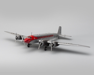 Image: model airplane: Danish Air Lines (Scandinavian Airline System), Focke-Wulf Fw 200 Kondor