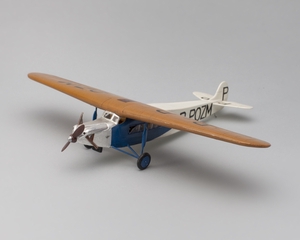 Image: model airplane: Aero (Society of Air Transportation) Fokker F.VIIA