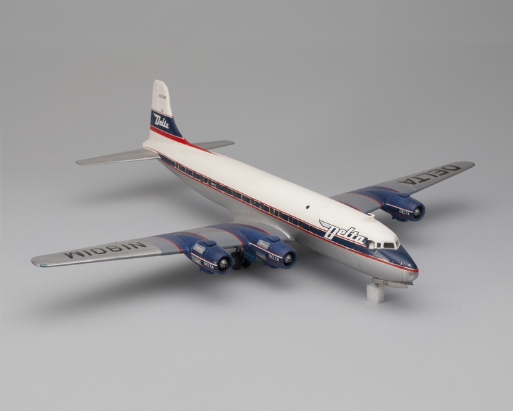 Image: model airplane: Delta Air Lines, Douglas DC-6