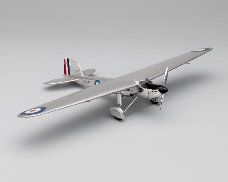 Image: model airplane: Fairey monoplane
