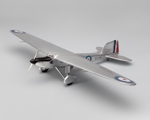 Image: model airplane: Fairey monoplane