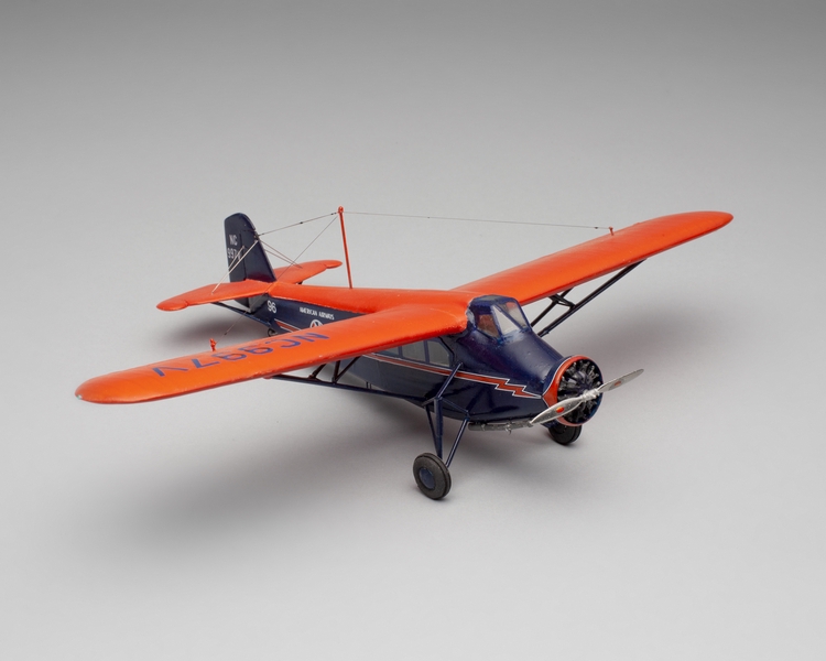Image: model airplane: American Airways, Fairchild 100A Pilgrim