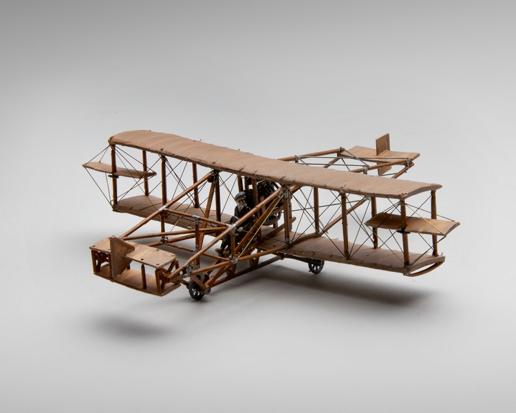 Image: model airplane: Curtiss No. 1 Golden Flyer