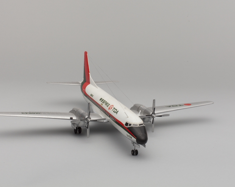 Image: model airplane: Toa Domestic Airlines (TDA), NAMCO (Nihon Aircraft Manufacturing Corporation) Nihon YS-11