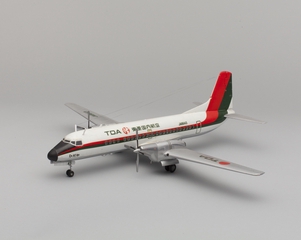 Image: model airplane: Toa Domestic Airlines (TDA), NAMCO (Nihon Aircraft Manufacturing Corporation) Nihon YS-11