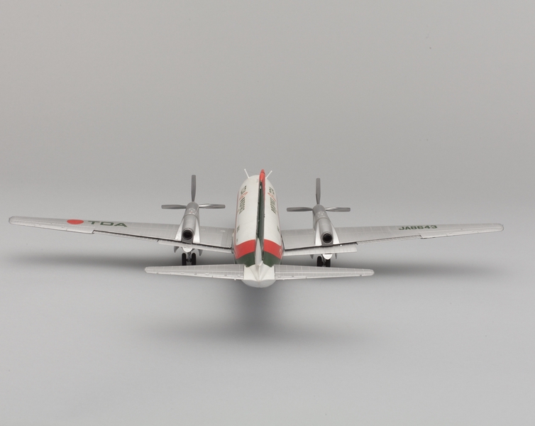 Image: model airplane: Toa Domestic Airlines (TDA), NAMCO (Nihon Aircraft Manufacturing Corporation) Nihon YS-11
