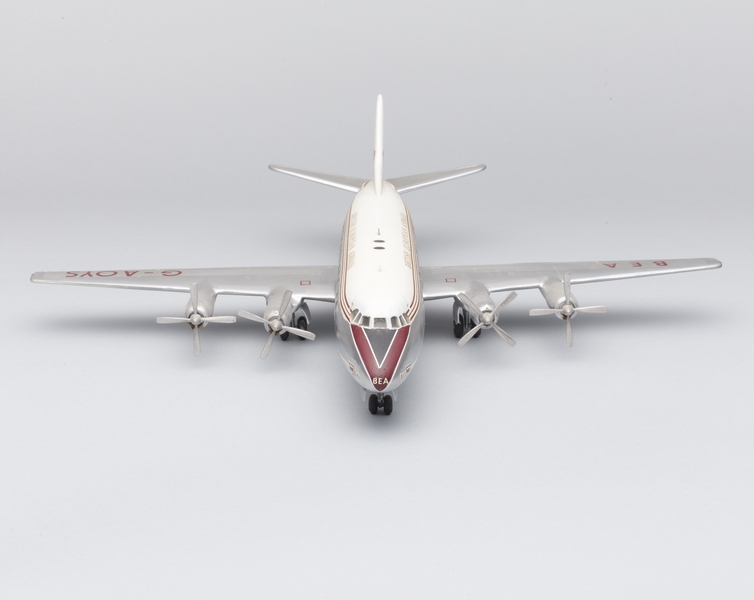 Image: model airplane: British European Airways (BEA), Vickers VC2 Viscount 806