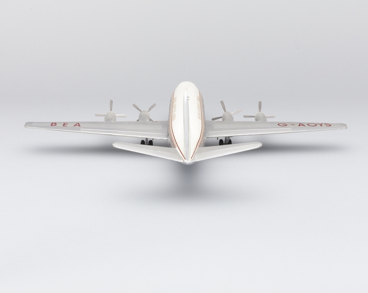 Image: model airplane: British European Airways (BEA), Vickers VC2 Viscount 806