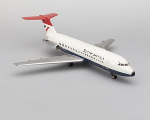 Image: model airplane: British Airways, BAC One-Eleven Series 400