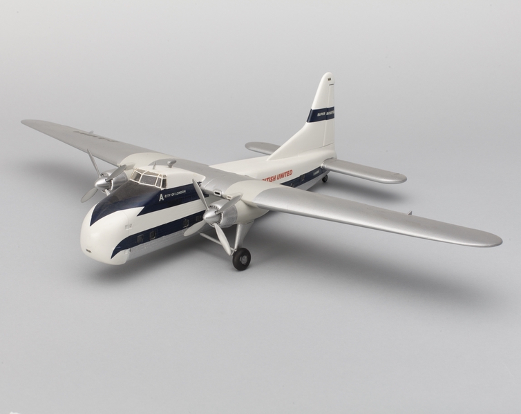 Image: model airplane: British United Airways (BUA), Bristol Type 170 Mk. 34 Superfreighter