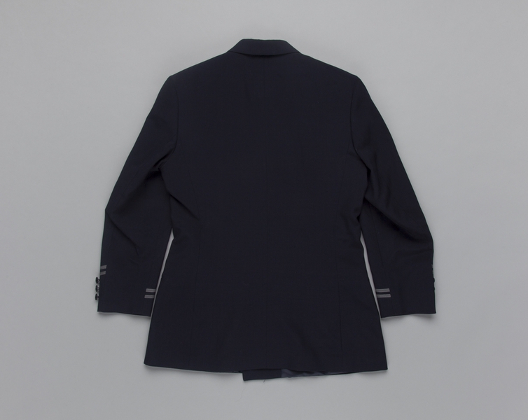 Image: flight attendant jacket: United Airlines