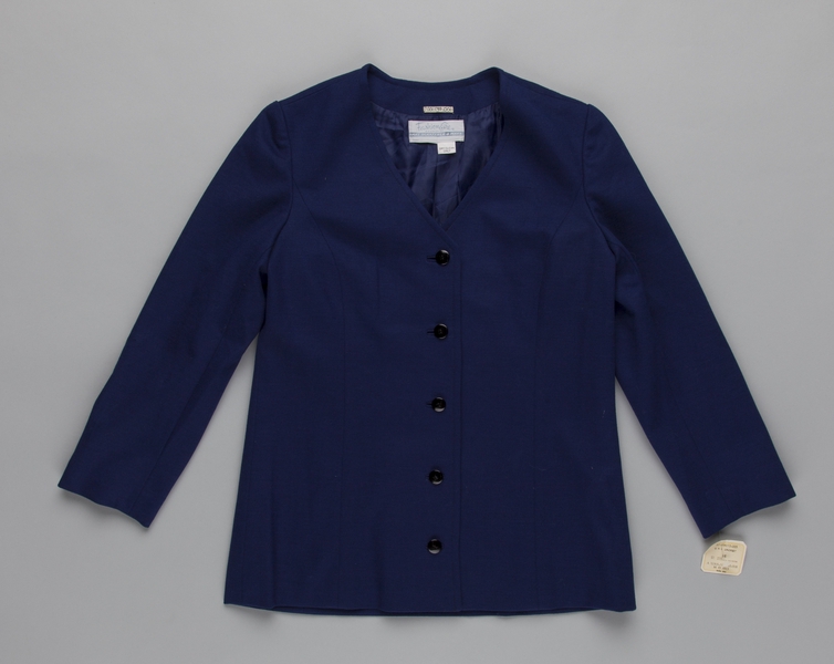 Image: flight attendant jacket: United Air Lines