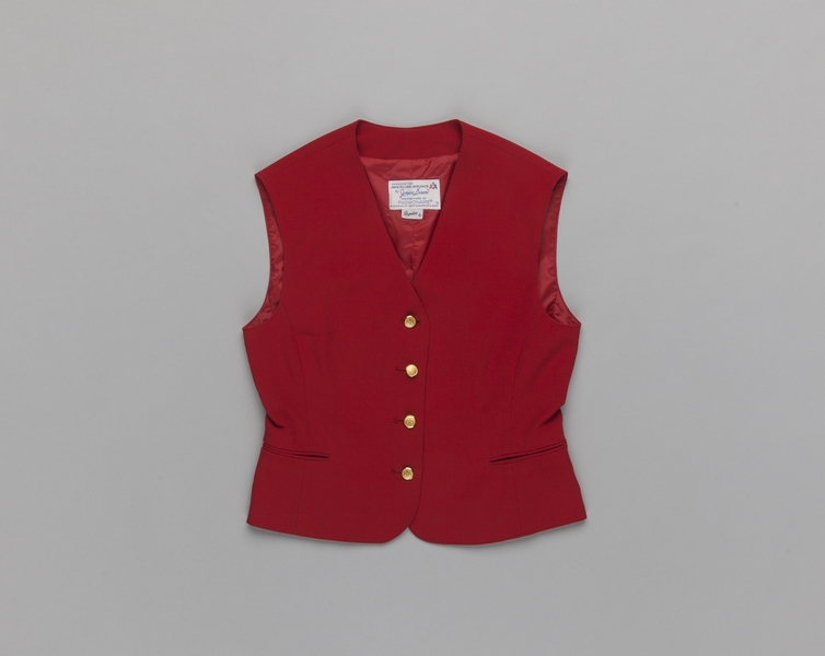 Image: flight attendant vest: American Airlines