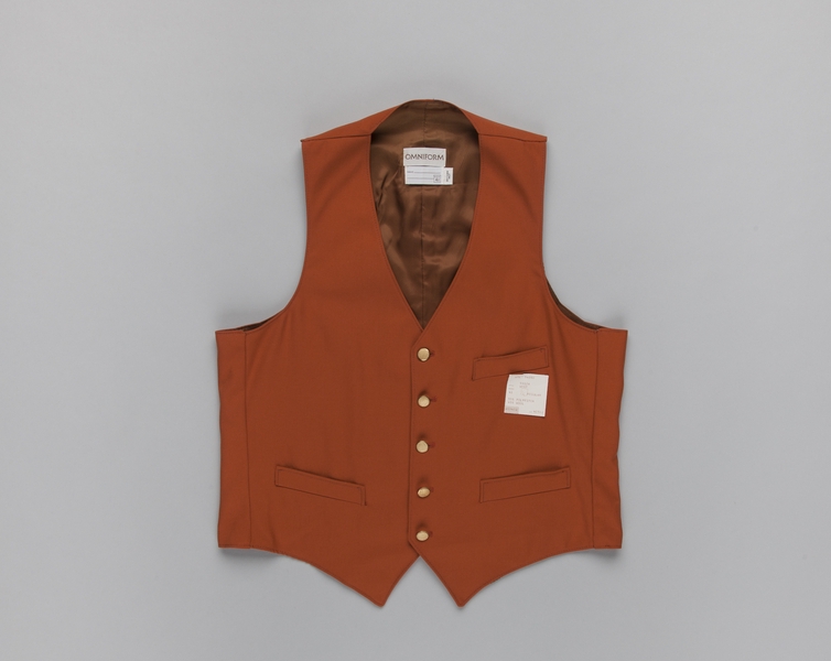 Image: ticket agent vest (male): Hughes Airwest