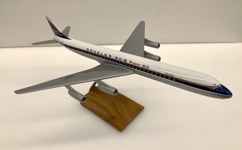 Image: model airplane: Douglas DC-8 Super 63