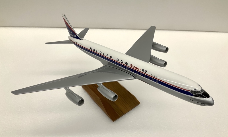 Image: model airplane: Douglas DC-8 Super 62