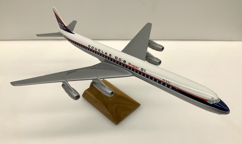Image: model airplane: Douglas DC-8 Super 61