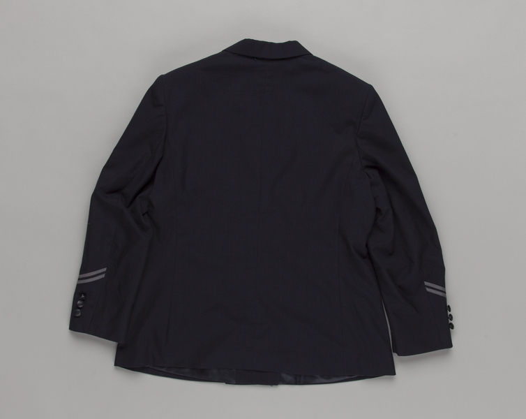 Image: flight attendant jacket: United Airlines