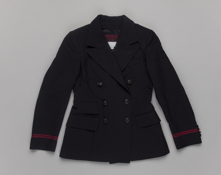 Image: flight attendant jacket: TWA (Trans World Airlines)