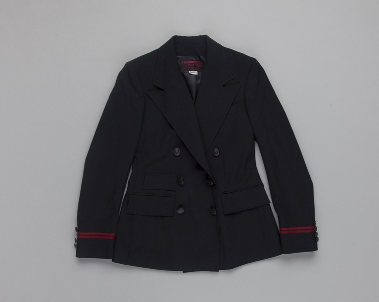 Image: flight attendant jacket: TWA (Trans World Airlines)