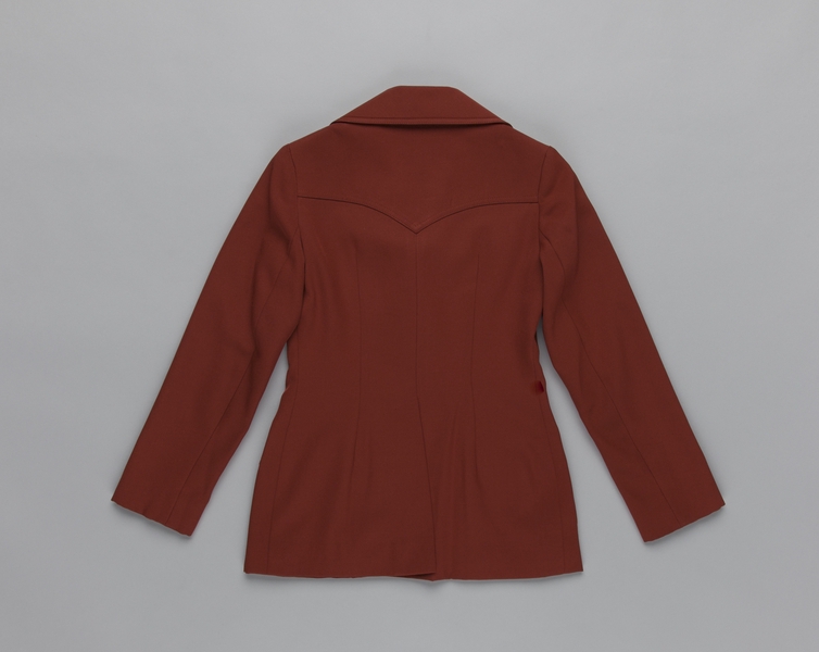 Image: flight attendant jacket: United Airlines