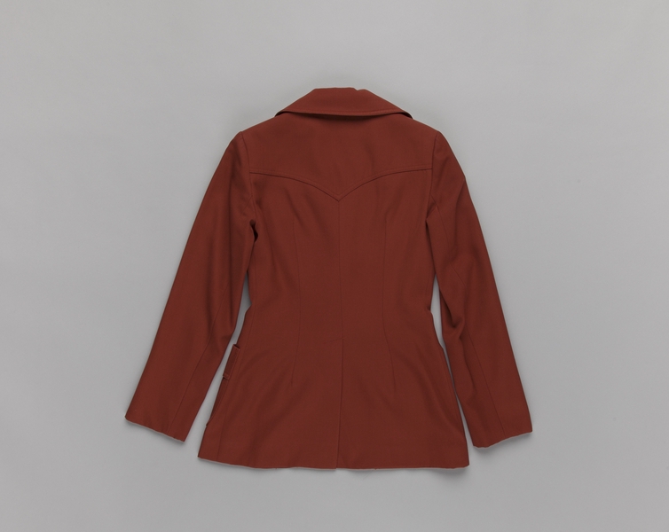 Image: flight attendant jacket: United Airlines