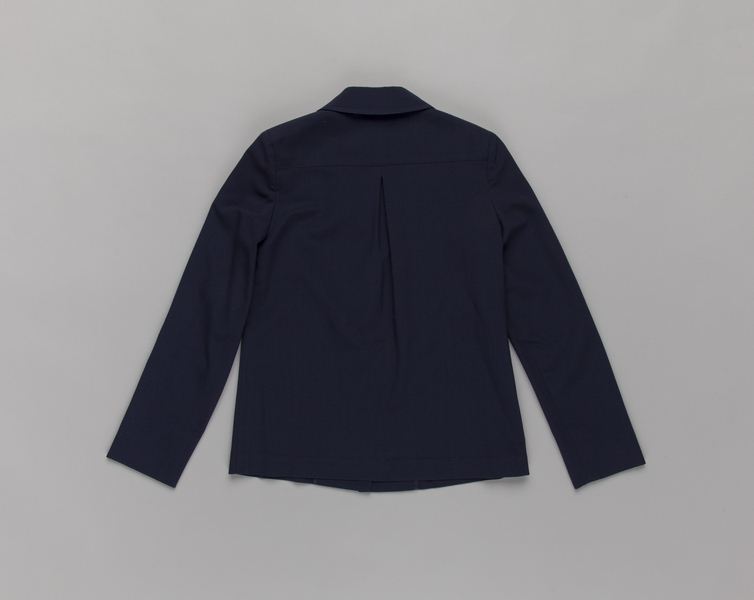 Image: flight attendant jacket: United Airlines