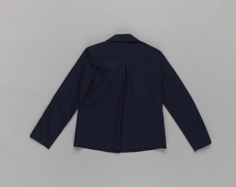 Image: flight attendant jacket: United Airlines