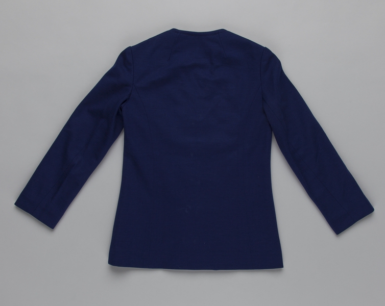 Image: flight attendant jacket: United Airlines