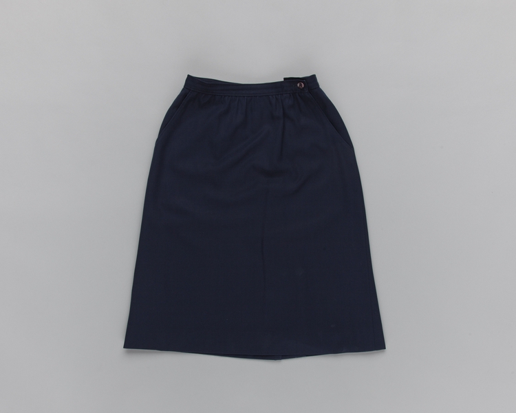 Image: flight attendant skirt: Western Airlines