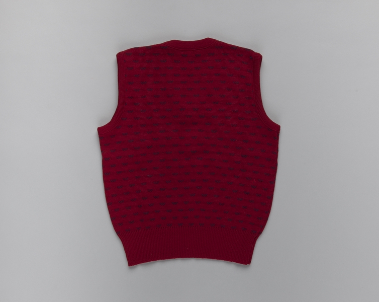 Image: flight attendant sweater vest: Western Airlines