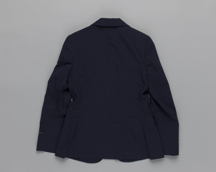 Image: flight attendant jacket: United Airlines