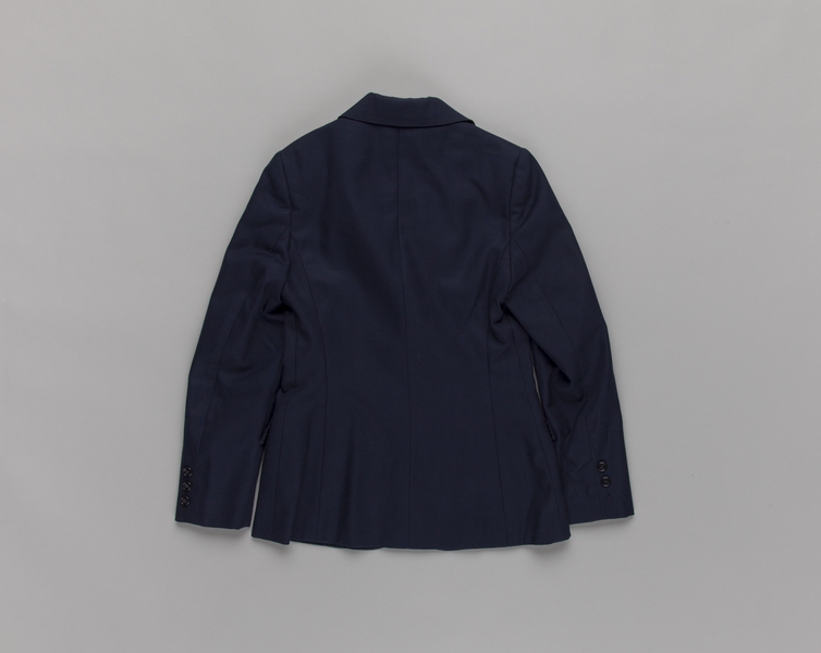 Image: flight attendant jacket: United Airlines