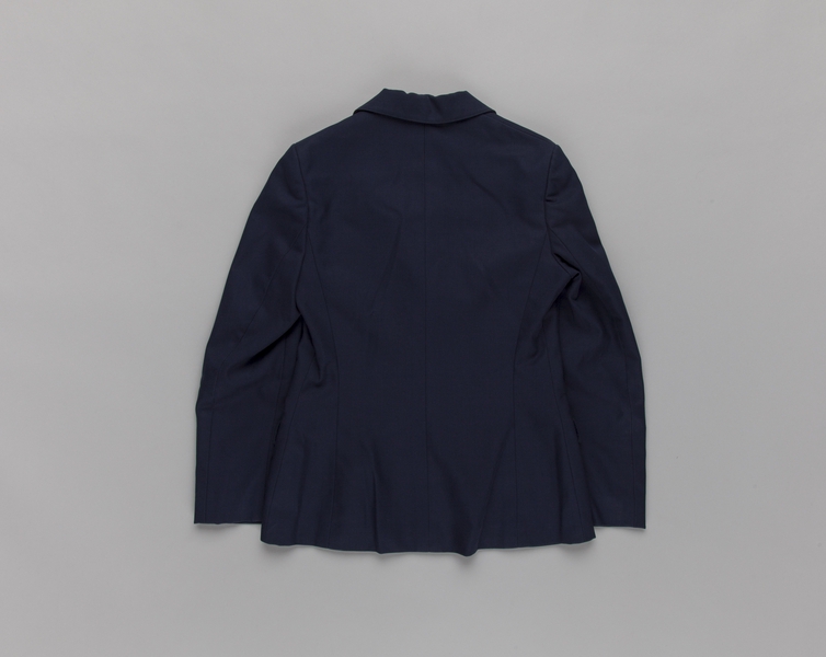 Image: flight attendant jacket: United Airlines