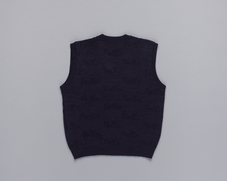Image: customer service sweater vest (male): FedEx