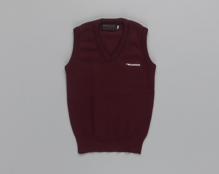 Image: service agent vest (female): TWA (Trans World Airlines)
