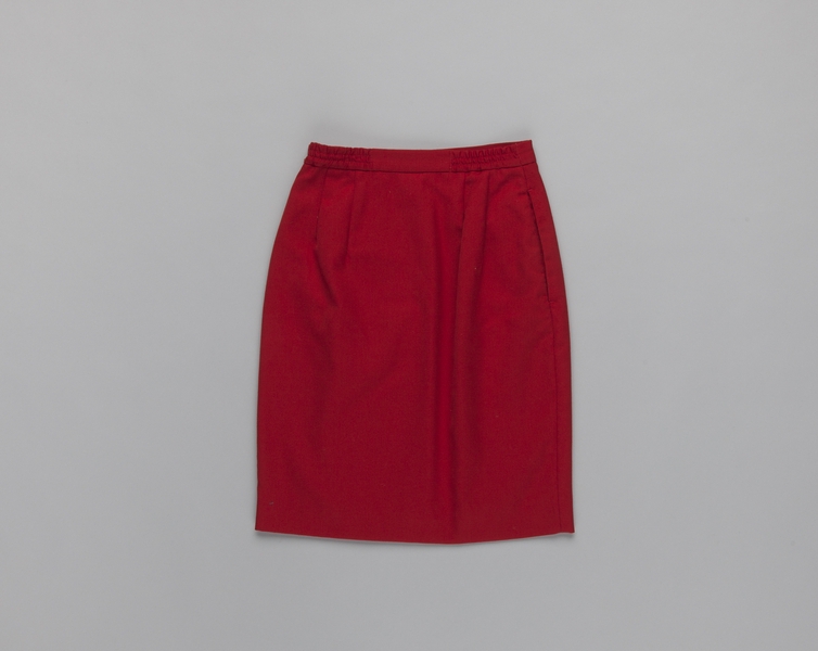 Image: flight attendant skirt: Cathay Pacific Airways