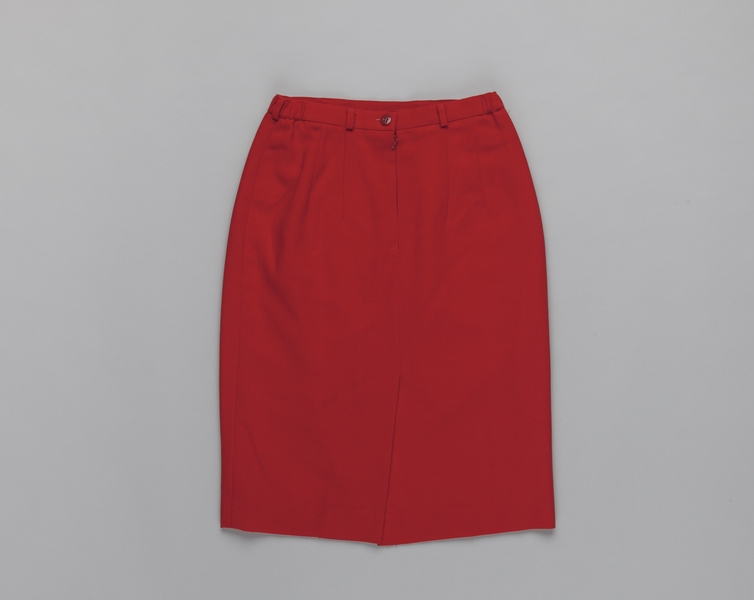 Image: flight attendant skirt: Cathay Pacific Airways