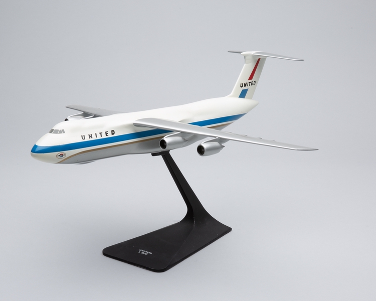 Image: model airplane: United Air Lines, Lockheed L-500 (C-5) concept airliner