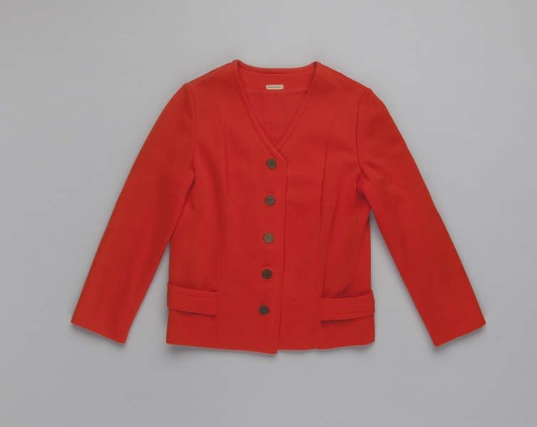 Image: air hostess jacket: TWA (Trans World Airlines), winter