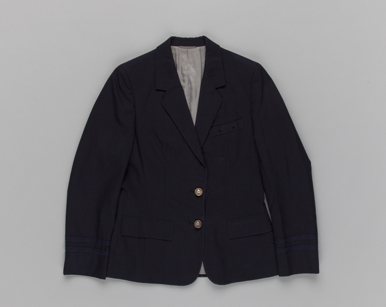Image: flight attendant jacket: Delta Air Lines