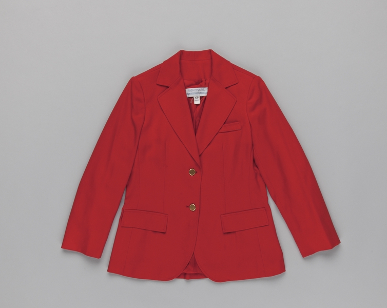 Image: flight attendant jacket: Northwest Airlines