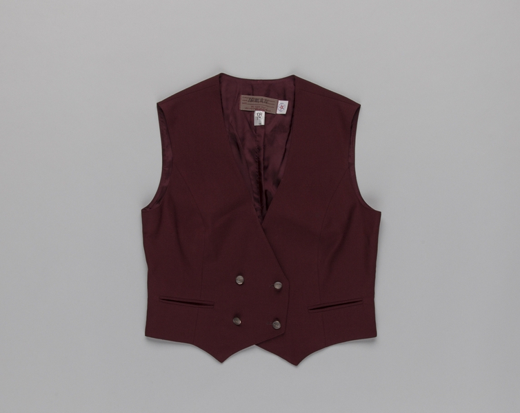 Image: flight attendant vest: Northwest Airlines